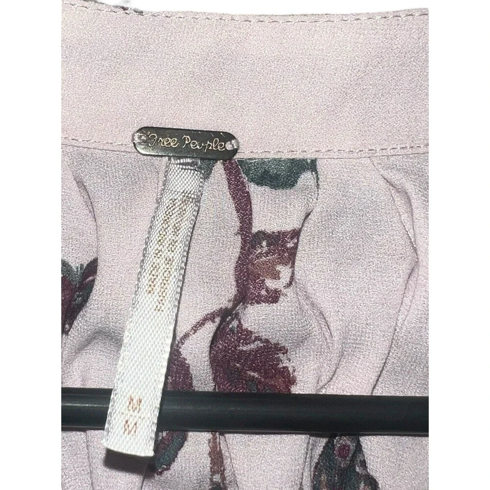 Free People‎ pebble crepe so fine smoked tunic top M - Picture 4 of 12